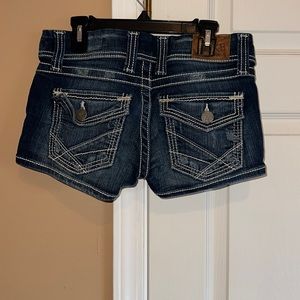 BKE Stella Dark Wash Jean Shorts